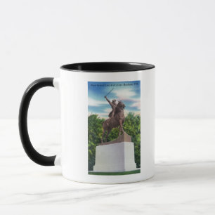 Caneca Opinião austero da estátua do Gen John