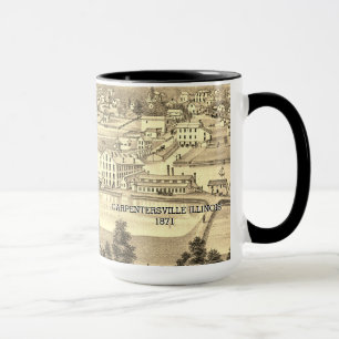 Caneca Opinião Carpentersville Illinois de olho de