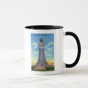 Caneca Opinião da cimeira do memorial de guerra do estad