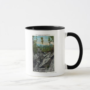 Caneca Opinião da entrada de um desfiladeiro Glacial