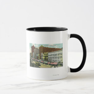 Caneca Opinião da rua de Clinton da rua principal