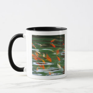 Caneca Opinião de ângulo alto peixes do excremento do k