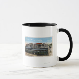 Caneca Opinião de estação de estrada de ferro de