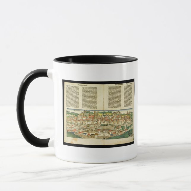 Caneca Opinião de olho de pássaro de Ratisbona, do (Esquerda)