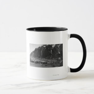Caneca Opinião do beira-rio fotografia de Juneau, Alaska