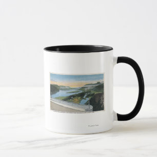 Caneca Opinião do desfiladeiro do Rio Columbia do ponto