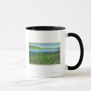 Caneca Opinião do ponto do Seneca do lago