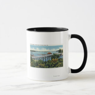 Caneca Opinião nova da ponte do pé da ilha principal