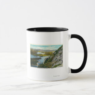 Caneca Opinião nova do penhasco do lago Megunticook