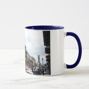 Caneca Opinião Nova Orleães Louisiana da rua do bairro