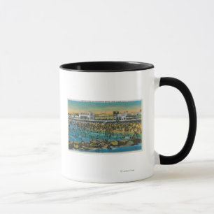 Caneca Opinião os nadadores nos banhos de Washington