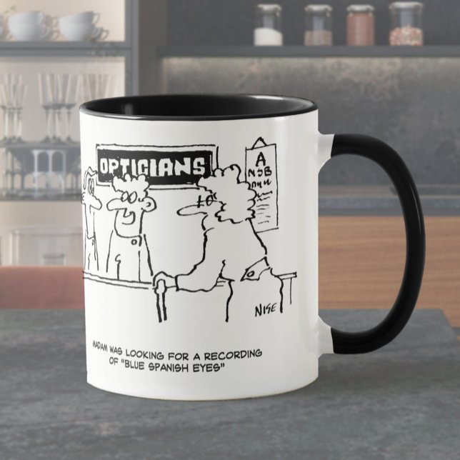 Caneca Optician é chamado para "Olhos Espanhóis" (Criador carregado)