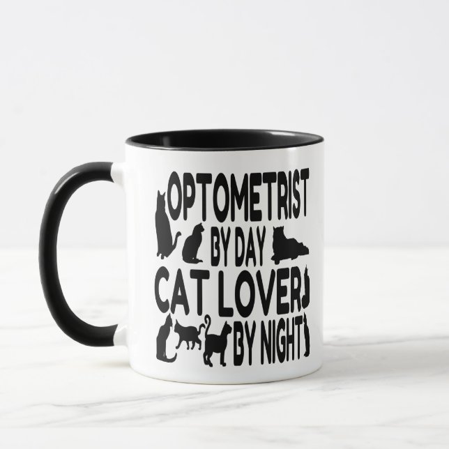 Caneca Optometrista do Gato Lover (Esquerda)