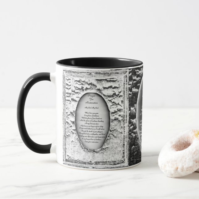 Caneca Oração à restauração (Com Donut)