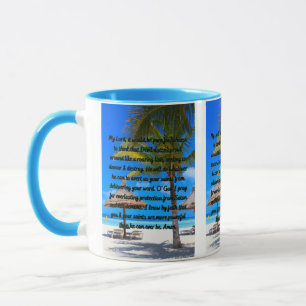 Caneca Oração De Proteção Contra Mau De Mug De Dois Tonel