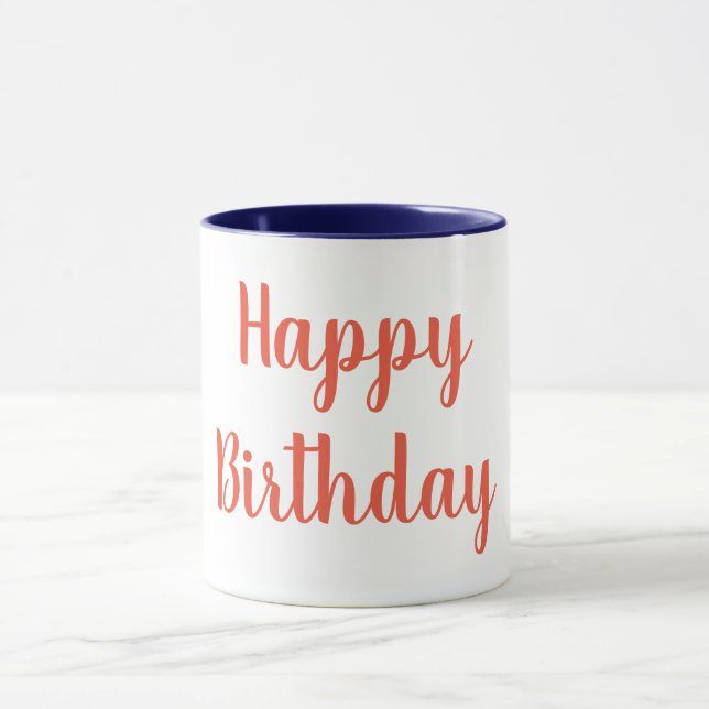 Caneca Orange Color Happy BIrthday (Centro)