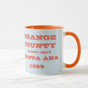 Caneca Orange County California Mug