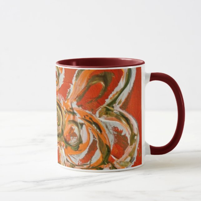 Caneca Orange Guardian Angel Mug ou Cup (Direita)
