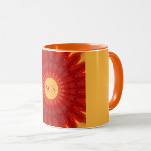 Caneca Orange Starburst