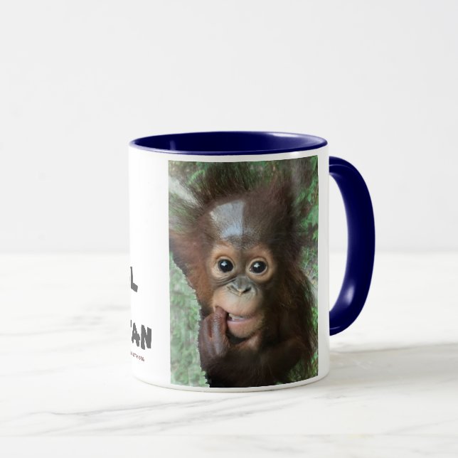 Caneca Orangutan Baby Crystal (Frente Esquerda)