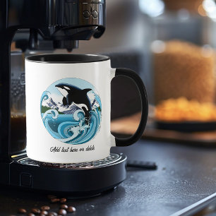 Caneca Orca Killer Baleia - Oceano Azul