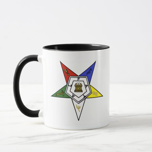 Caneca Order of the Eastern Star Emblem (Esquerda)