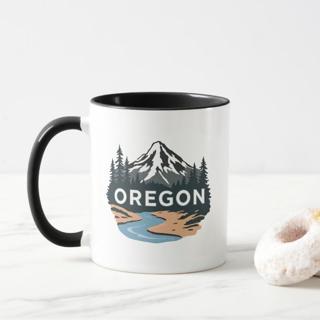 Caneca Oregon EUA (Com Donut)
