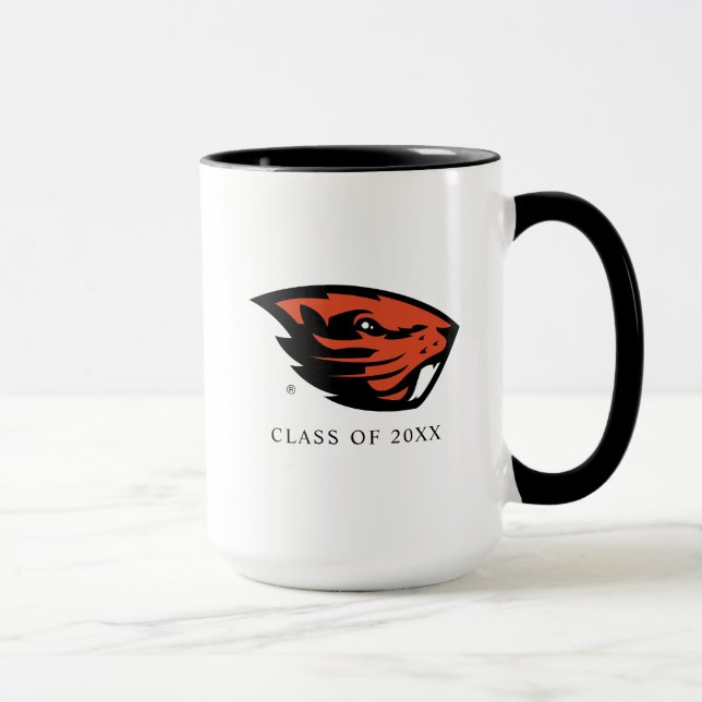 Caneca Oregon State Beavers | Cabeça de castor (Direita)