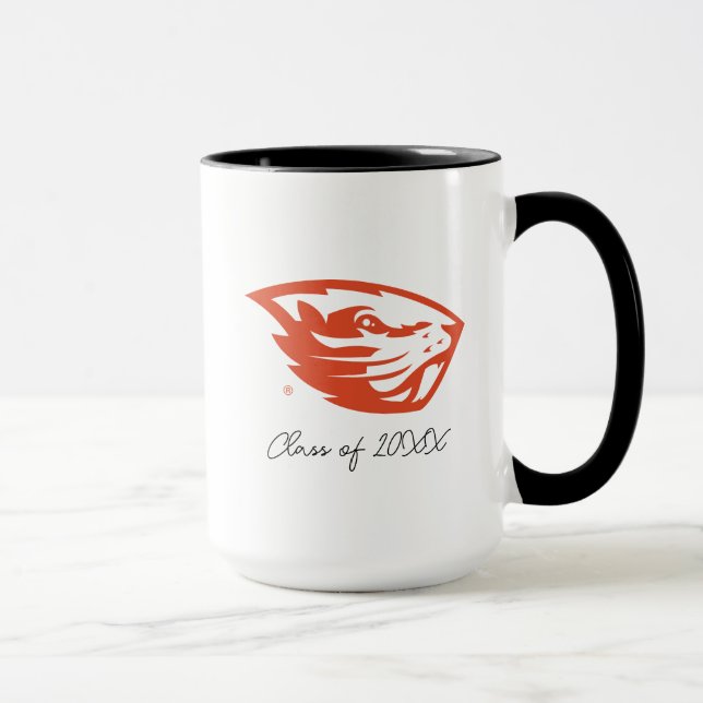 Caneca Oregon State Beavers | Cabeça de castor (Direita)