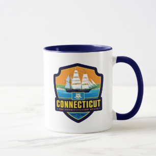 Caneca Orgulho Connecticut do estado