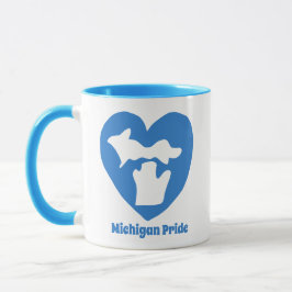 Caneca Orgulho de Michigan Coração