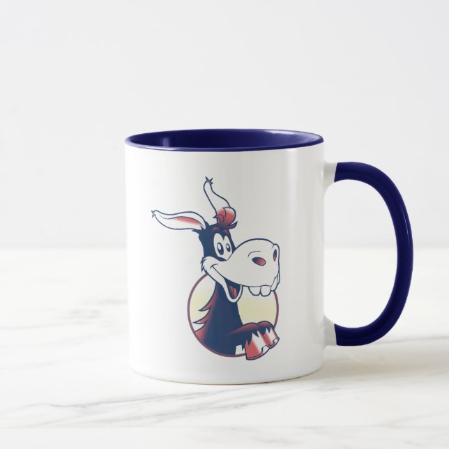 Caneca Orgulho Democrata Funny Donkey Patriotic Mug (Direita)