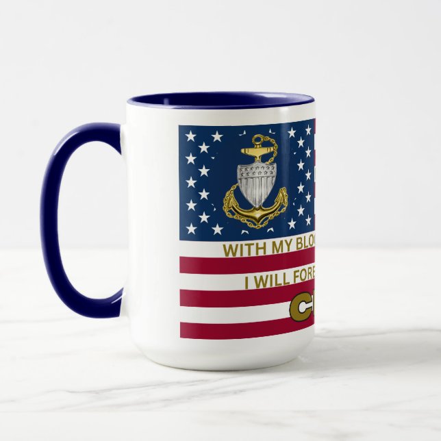 Caneca Orgulho do Chefe da Guarda Costeira (Esquerda)