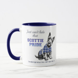 Caneca Orgulho do Scottie, cão do Scottie do segundo grau