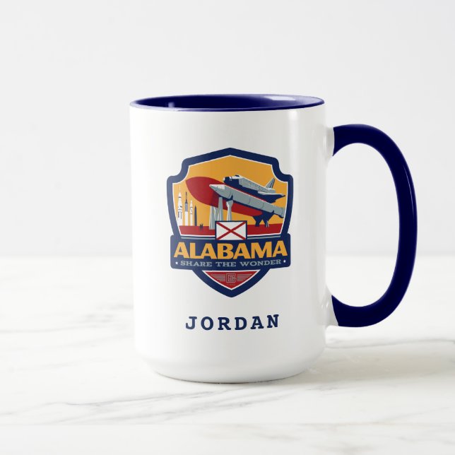 Caneca Orgulho Estatal | Alabama (Direita)