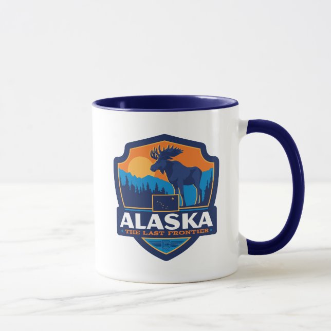 Caneca Orgulho Estatal | Alasca (Direita)