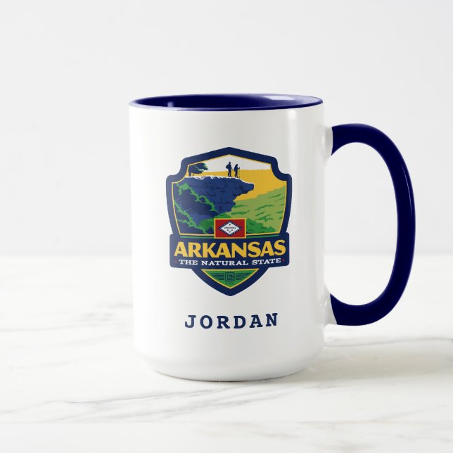 Caneca Orgulho Estatal | Arkansas (Direita)