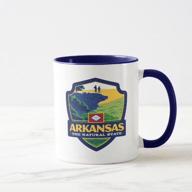 Caneca Orgulho Estatal | Arkansas (Direita)