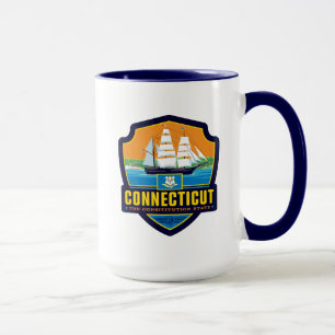 Caneca Orgulho Estatal Connecticut