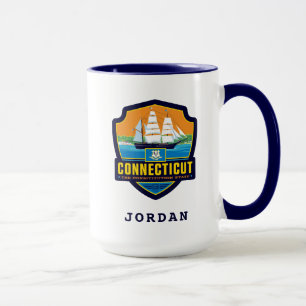Caneca Orgulho Estatal Connecticut