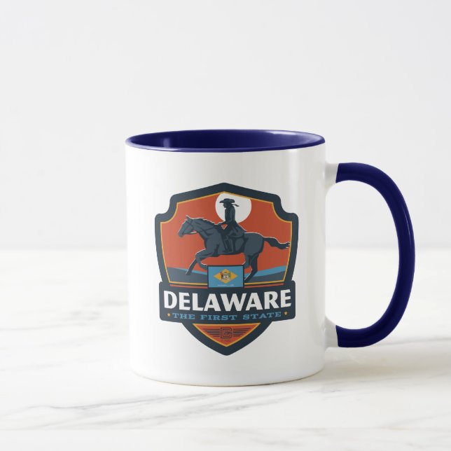 Caneca Orgulho Estatal | Delaware (Direita)