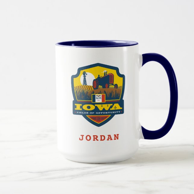 Caneca Orgulho Estatal | Iowa (Direita)