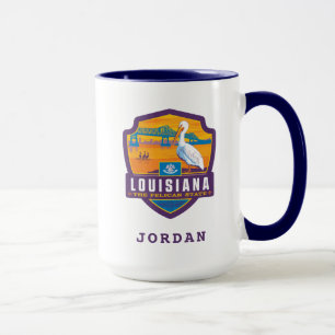 Caneca Orgulho Estatal Louisiana