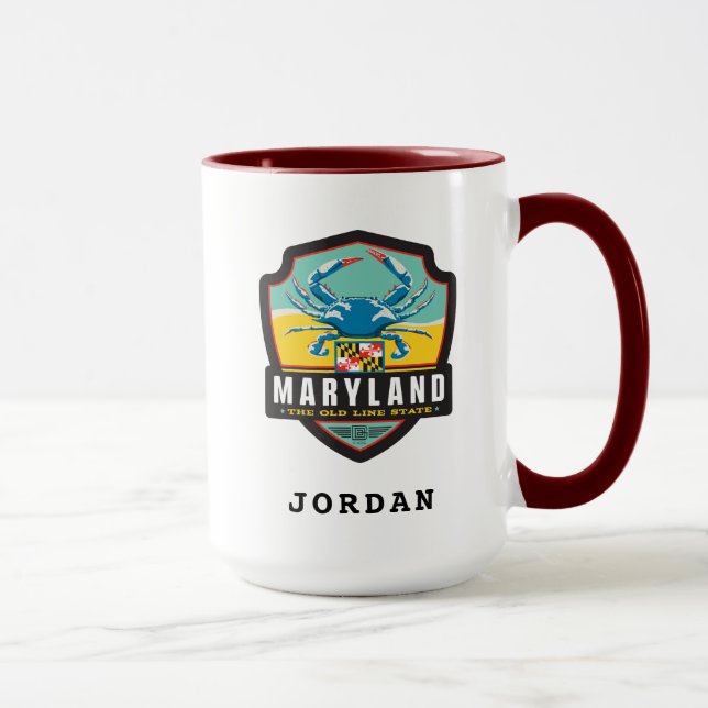 Caneca Orgulho Estatal | Maryland (Direita)