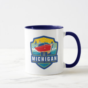 Caneca Orgulho Estatal Michigan