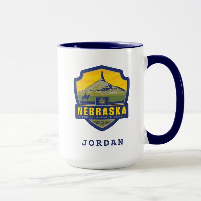 Caneca Orgulho Estatal | Nebraska (Direita)