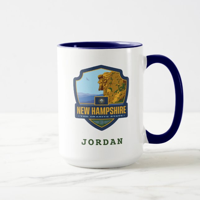 Caneca Orgulho Estatal | Nova Hampshire (Direita)
