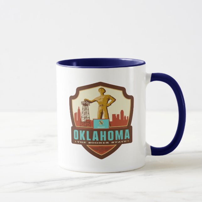 Caneca Orgulho Estatal | Oklahoma (Direita)