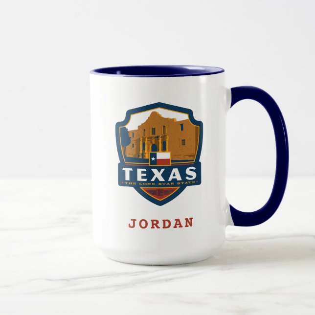 Caneca Orgulho Estatal | Texas (Direita)