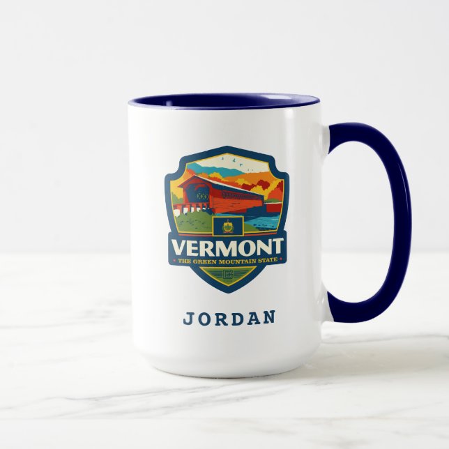 Caneca Orgulho Estatal | Vermont (Direita)